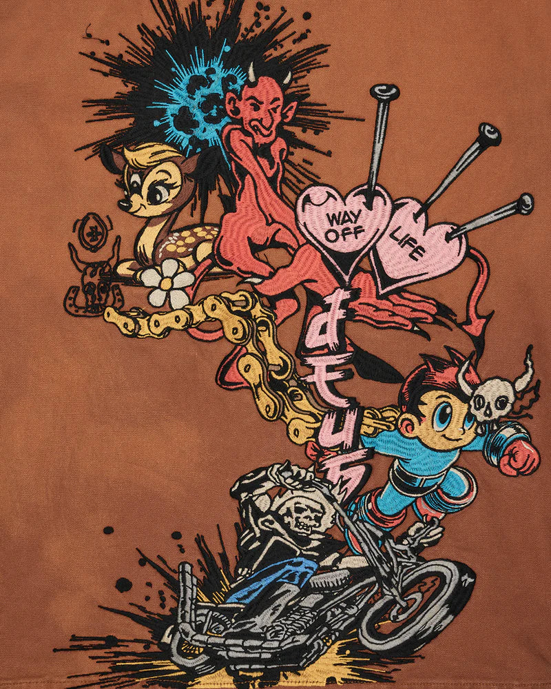 Deus Collective Improv Jacket - Caramel Cafe