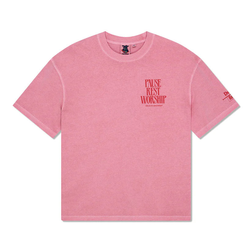 Deus Noise Complaint T-Shirt - Prism Pink