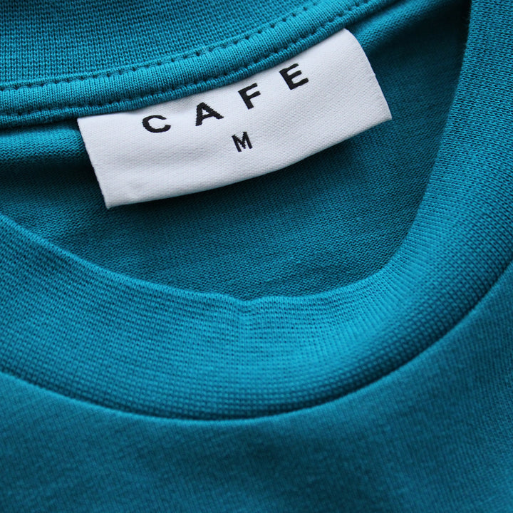 Skate Cafe Dancing T-Shirt - Teal