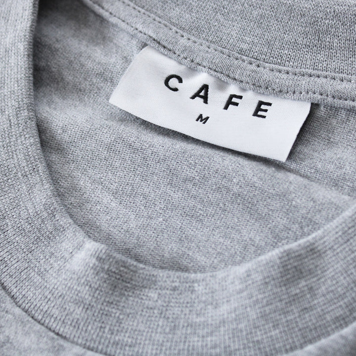 Skate Cafe Dancing T-Shirt - Heather Grey