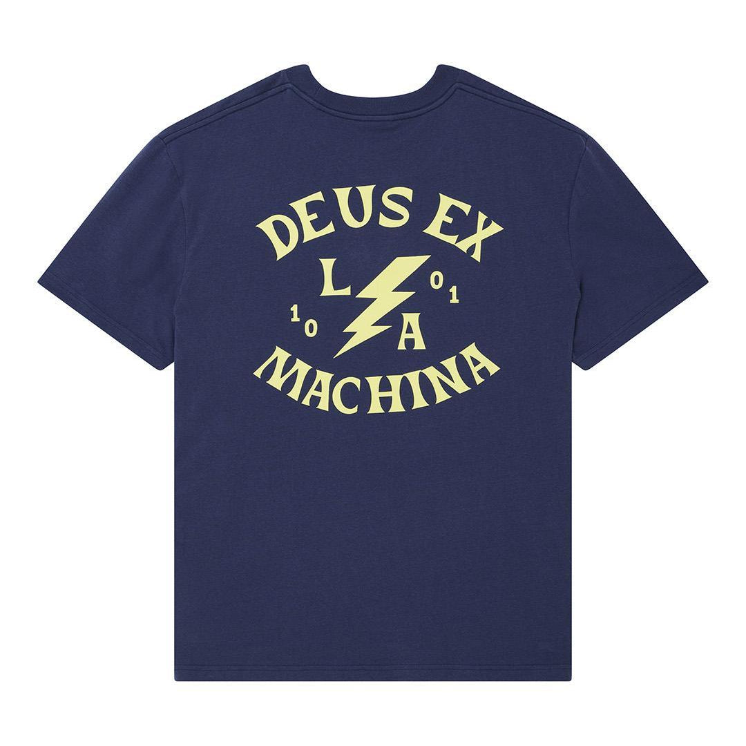Deus Chinook T-Shirt - Mechanic Blue