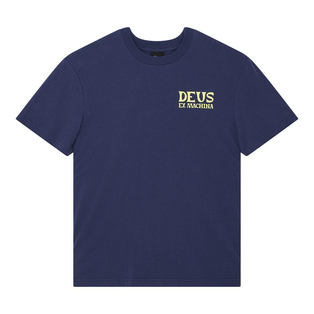 Deus Chinook T-Shirt - Mechanic Blue