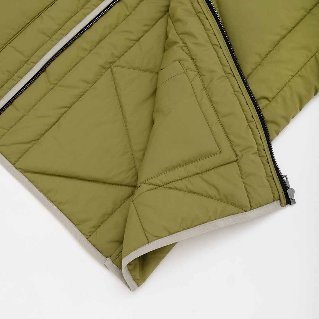 Parlez Elkins Gilet - Olive Green