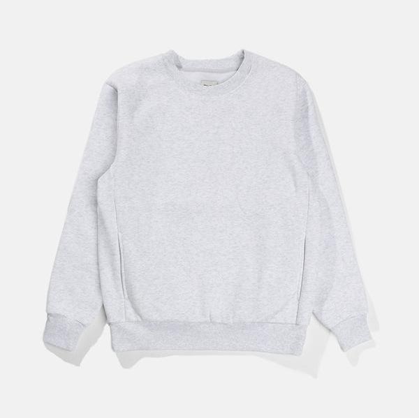 Rhythm Classic Crew Fleece Sweat - Heather Grey