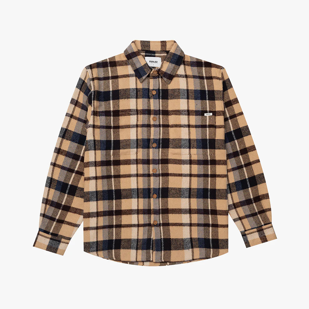 Parlez Rivington Shirt - Blue Check
