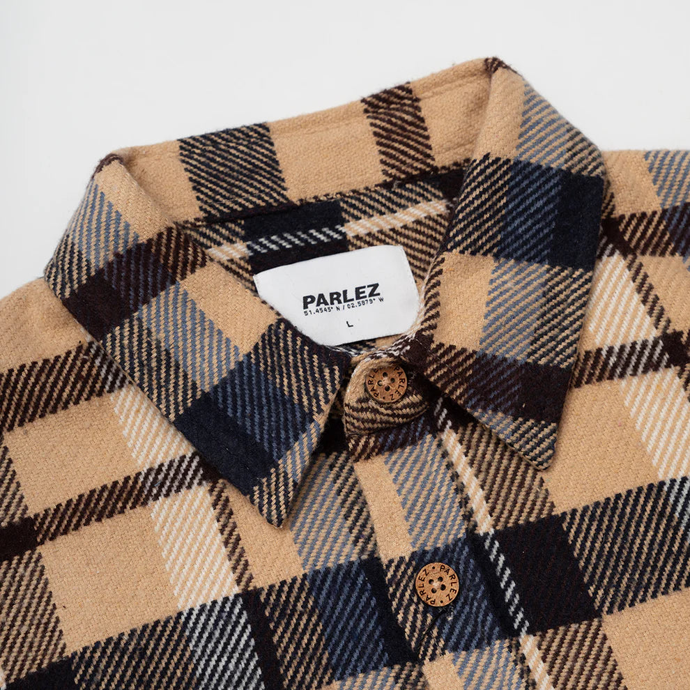 Parlez Rivington Shirt - Blue Check