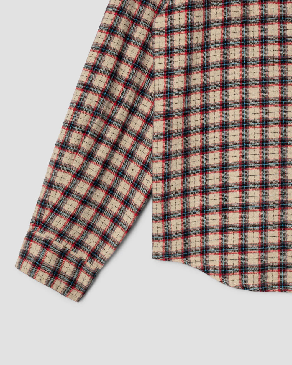 Stan Ray Flannel Shirt - Easy Natural Plaid