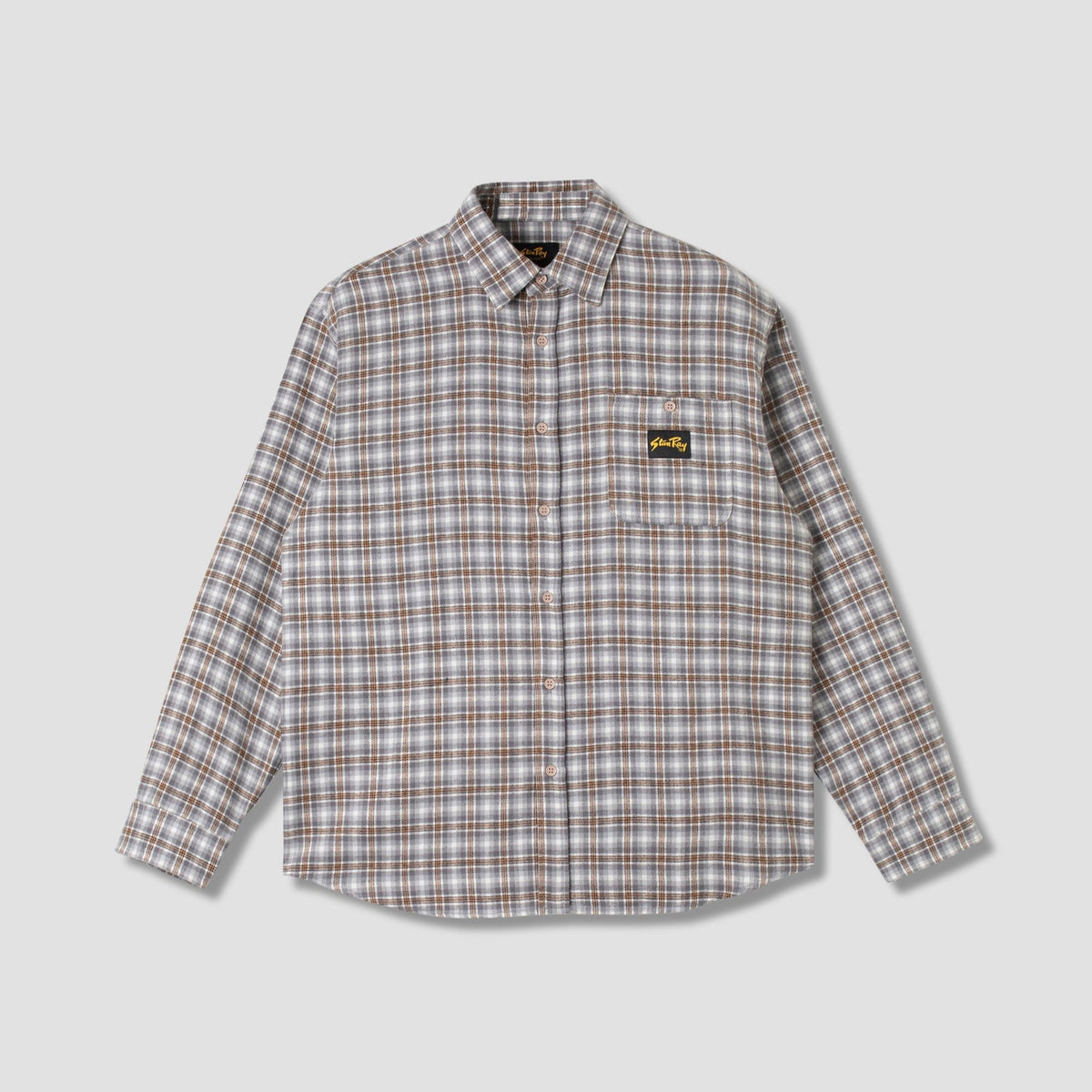 Stan Ray Flannel Shirt - Grey Plaid