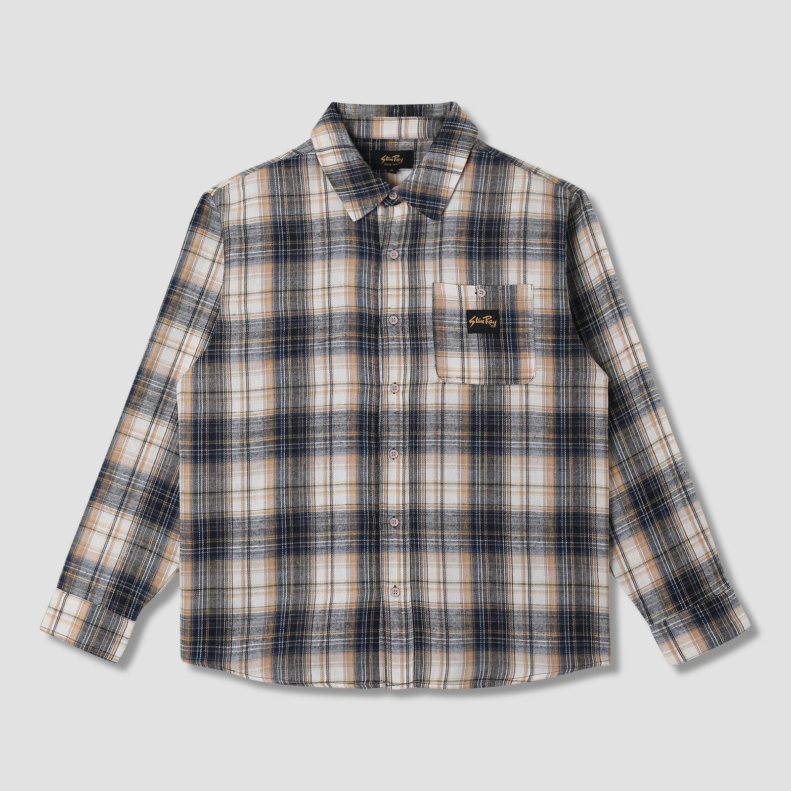 Stan Ray Flannel Shirt - Navy Plaid