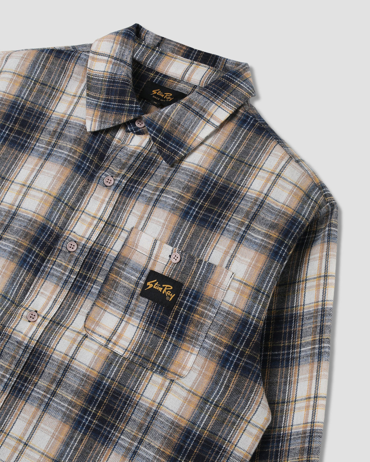 Stan Ray Flannel Shirt - Navy Plaid