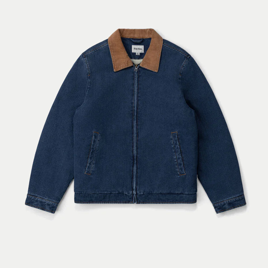 Rhythm James Jacket - Washed Blue Denim