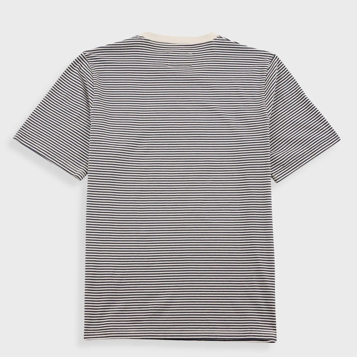 Folk 1X1 Stripe T-Shirt - Soft Black