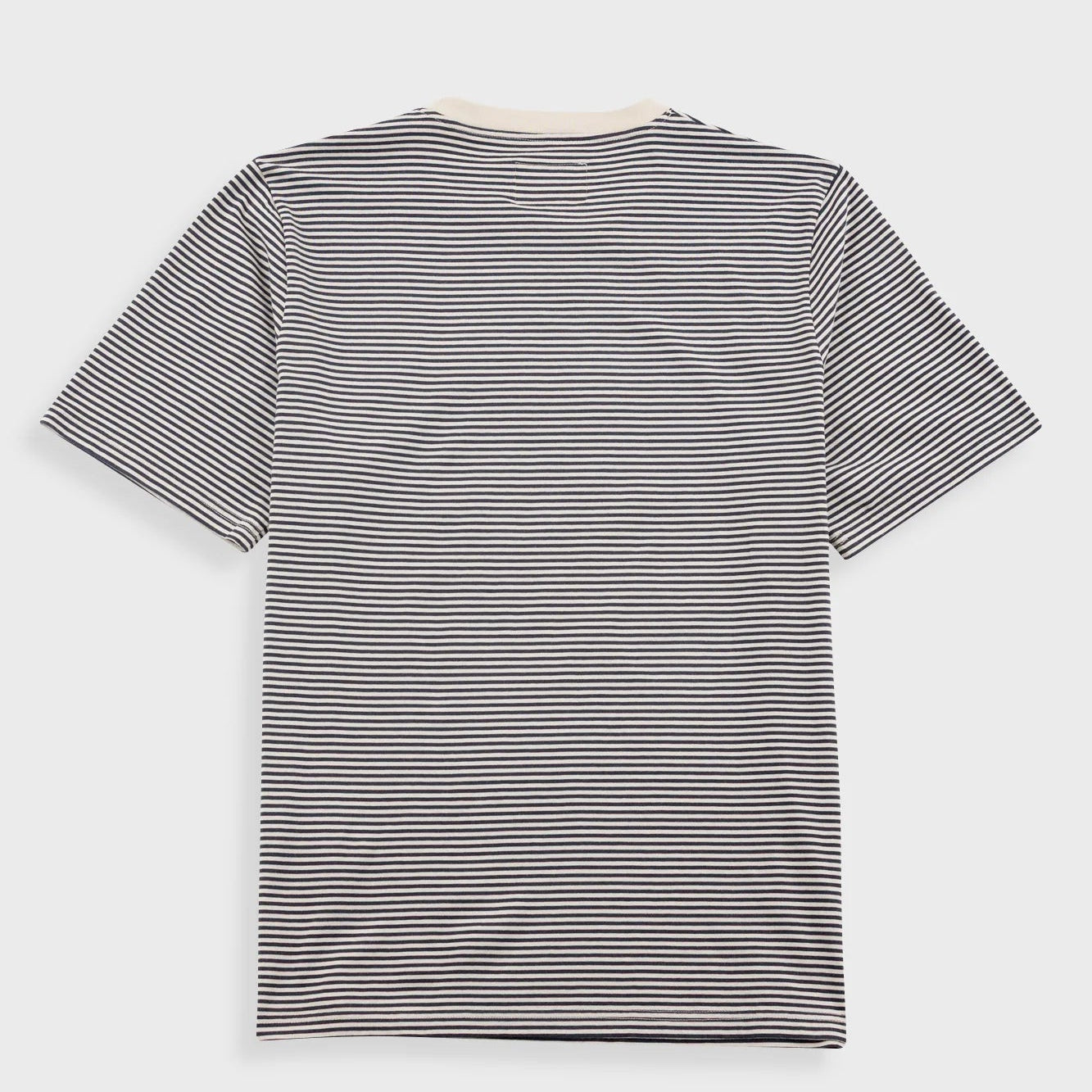 Folk 1X1 Stripe T-Shirt - Soft Black
