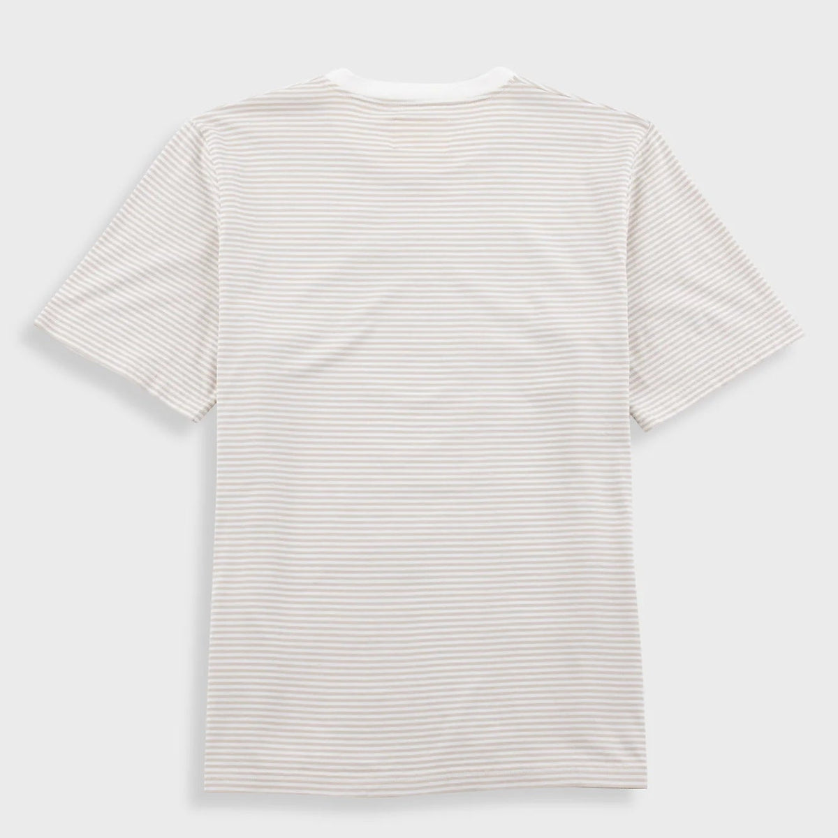 Folk 1X1 Stripe T-Shirt - Stone