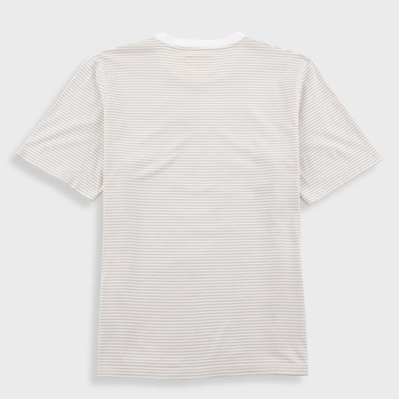 Folk 1X1 Stripe T-Shirt - Stone
