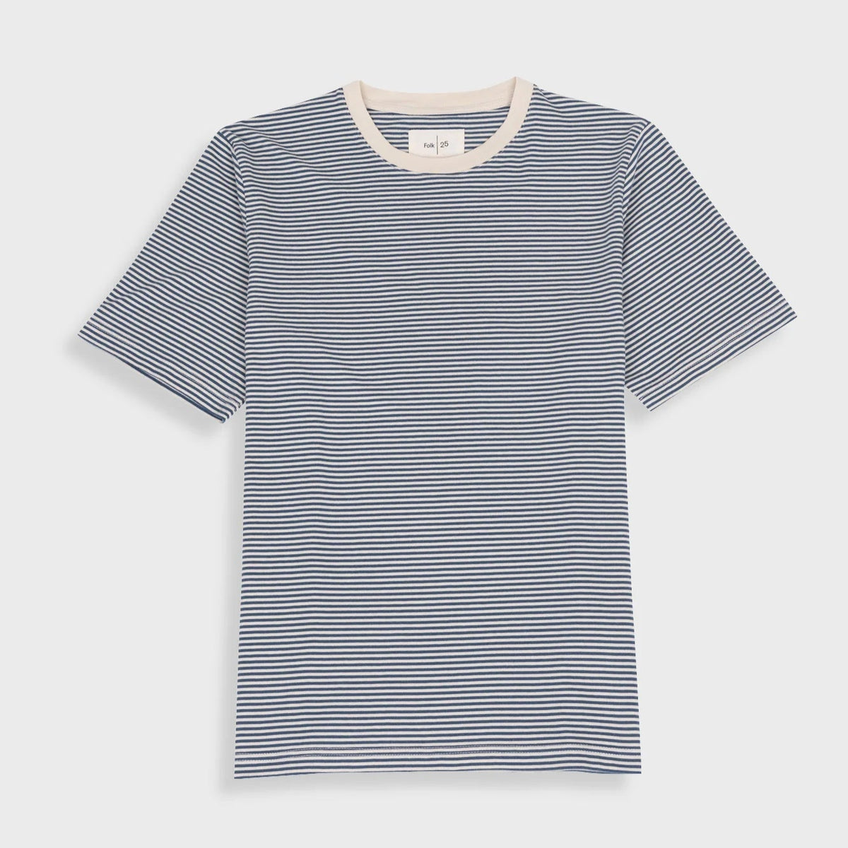 Folk 1X1 Stripe T-Shirt - Deep Green