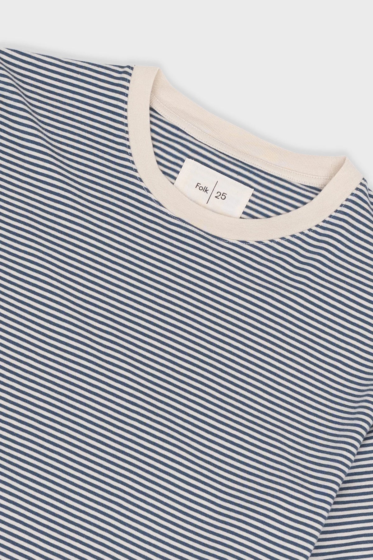 Folk 1X1 Stripe T-Shirt - Deep Green