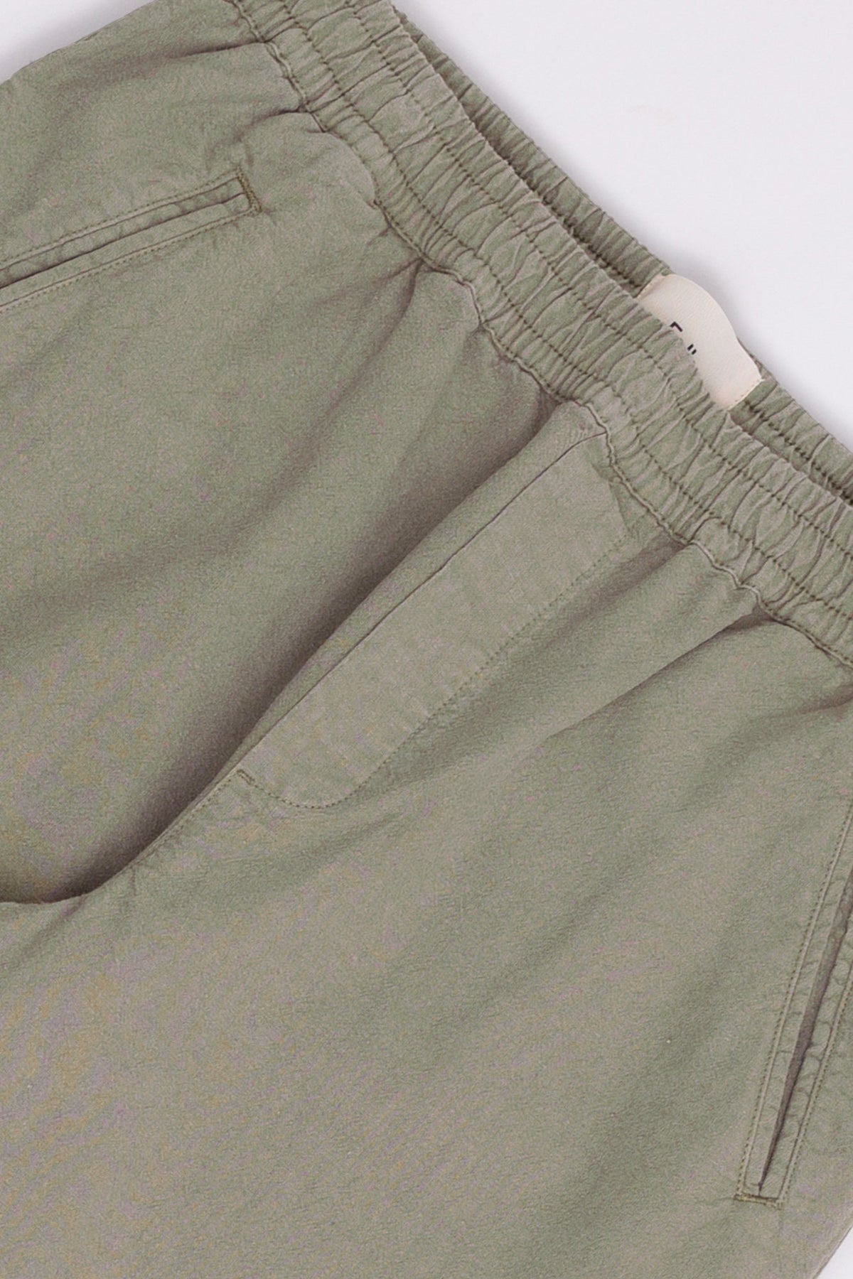 Folk Drawcord Assembly Pant - Sage Cotton Linen