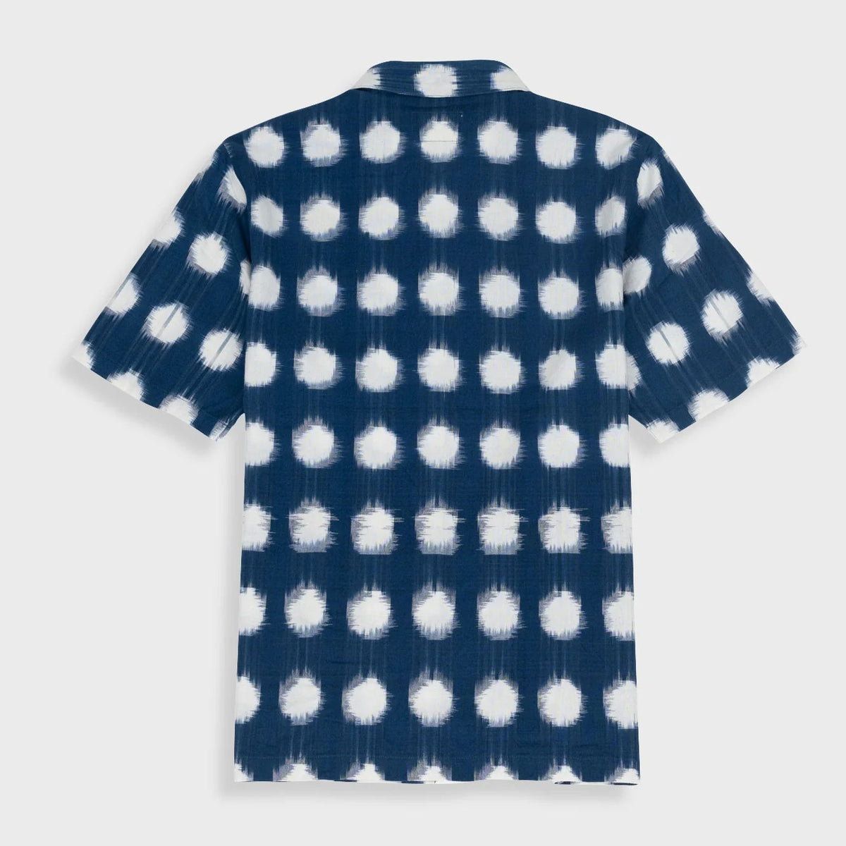 Folk Gabe Shirt - Indigo Ikat