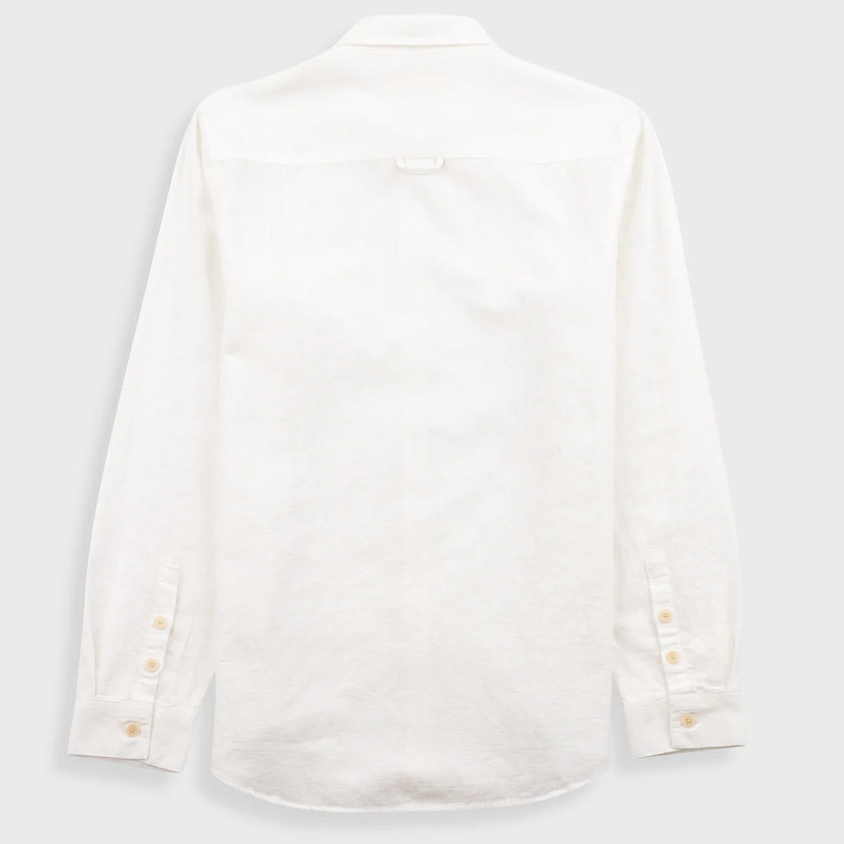 Folk Relaxed Fit Shirt - Ecru Seersucker