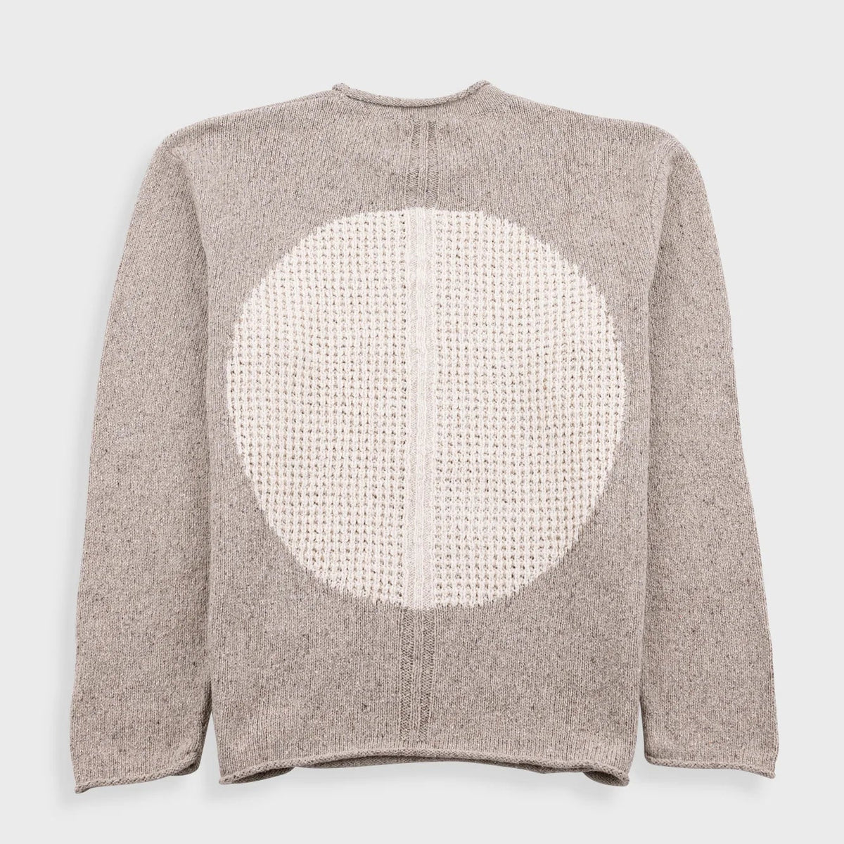 Folk Slouch Crew - Natural Circle