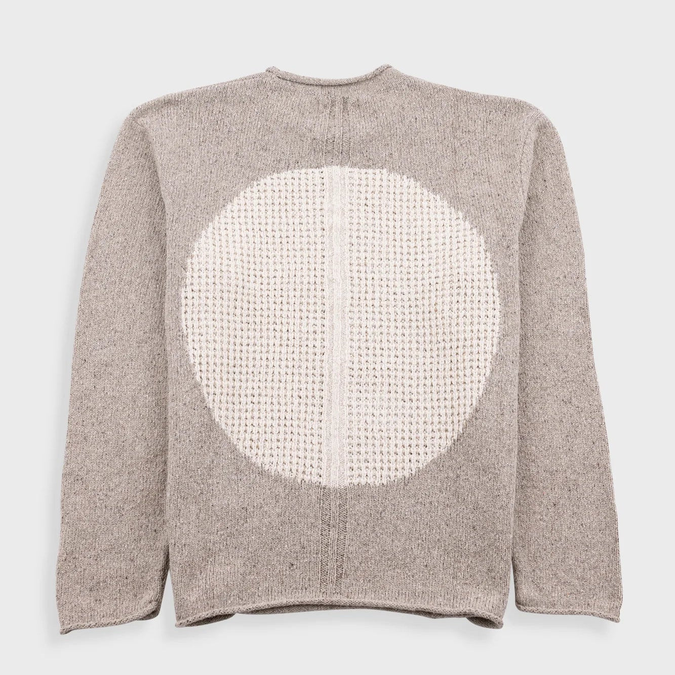 Folk Slouch Crew - Natural Circle