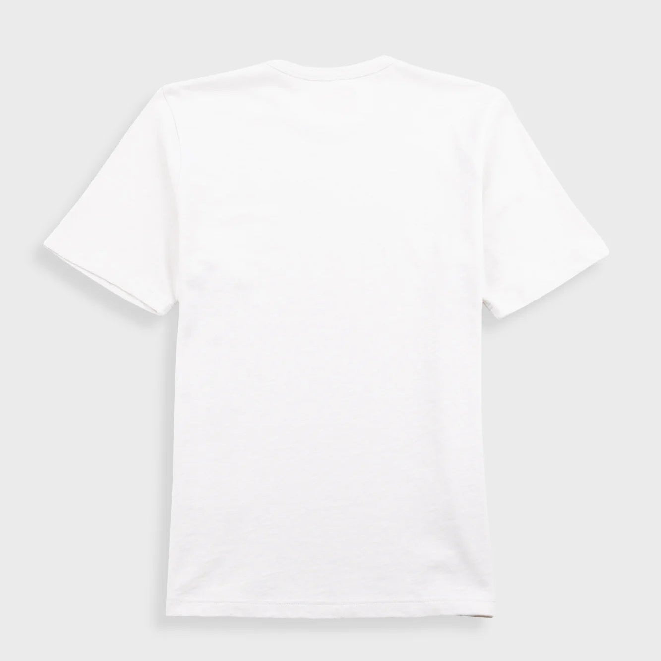 Folk Slub Embroidered T-Shirt - Off White