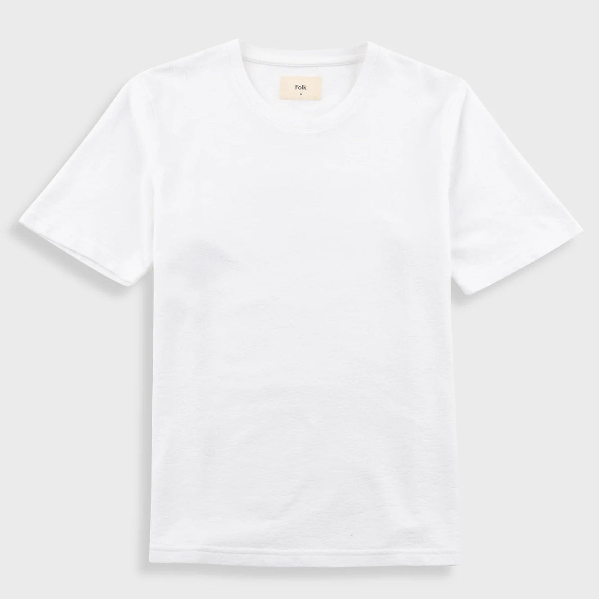 Folk Textured T-Shirt - White