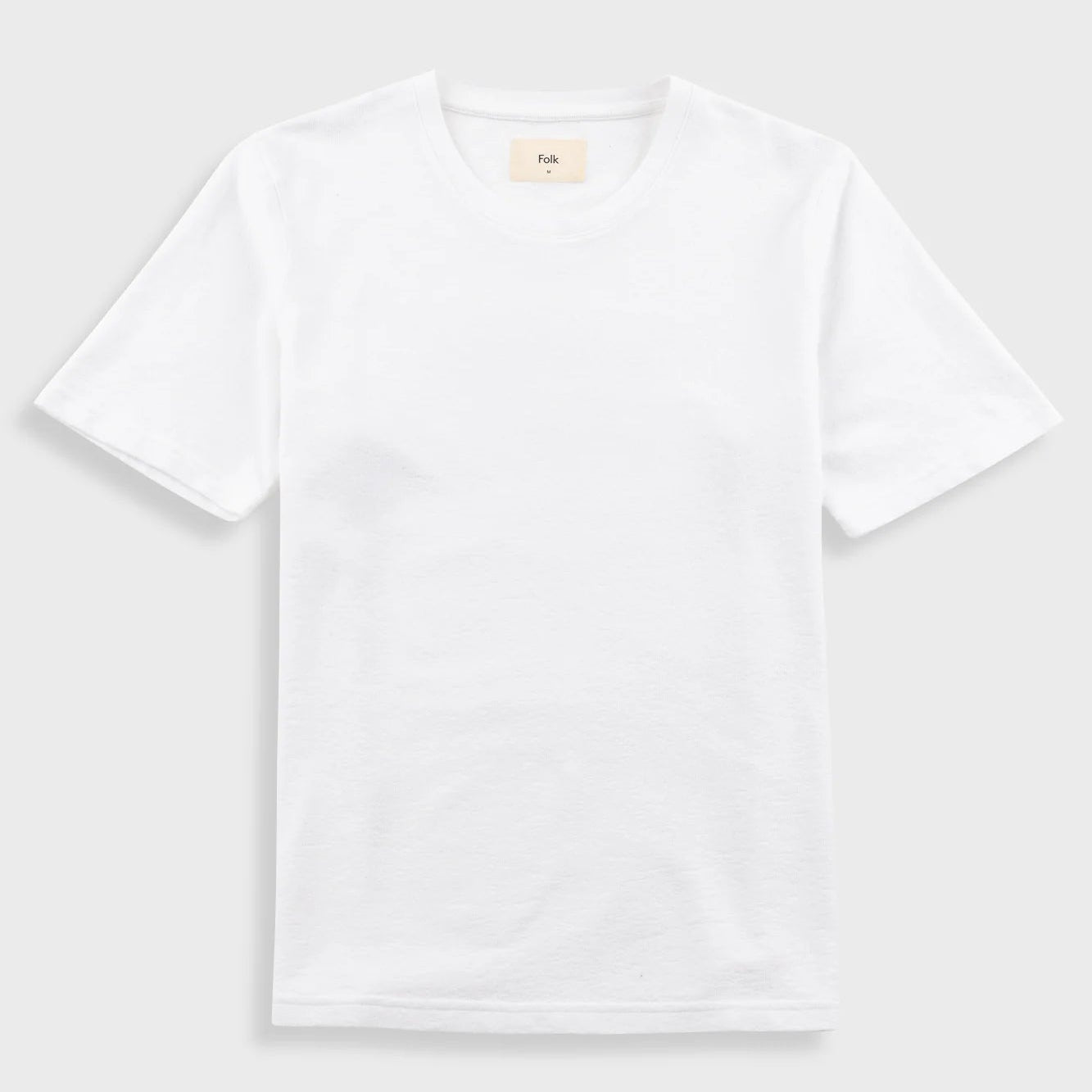Folk Textured T-Shirt - White