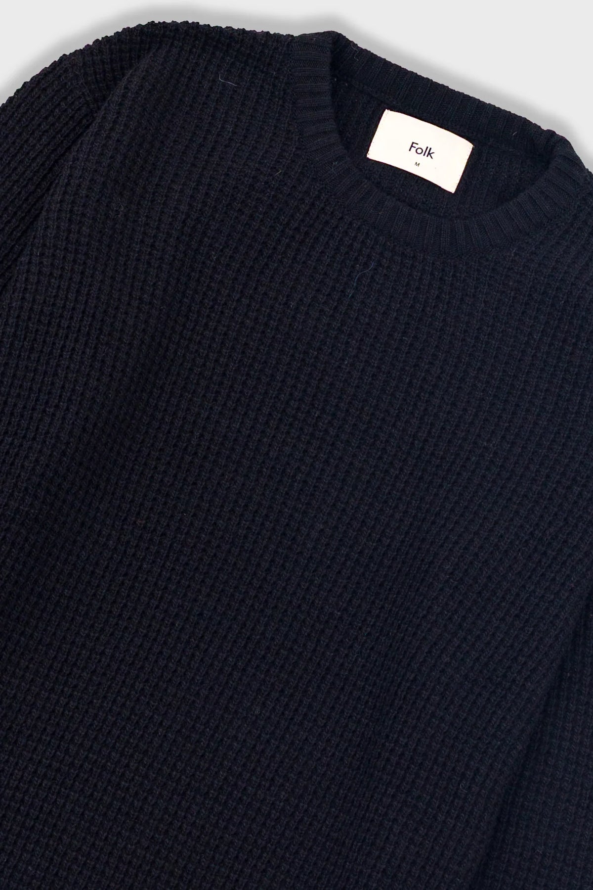 Folk Waffle Crew - Black