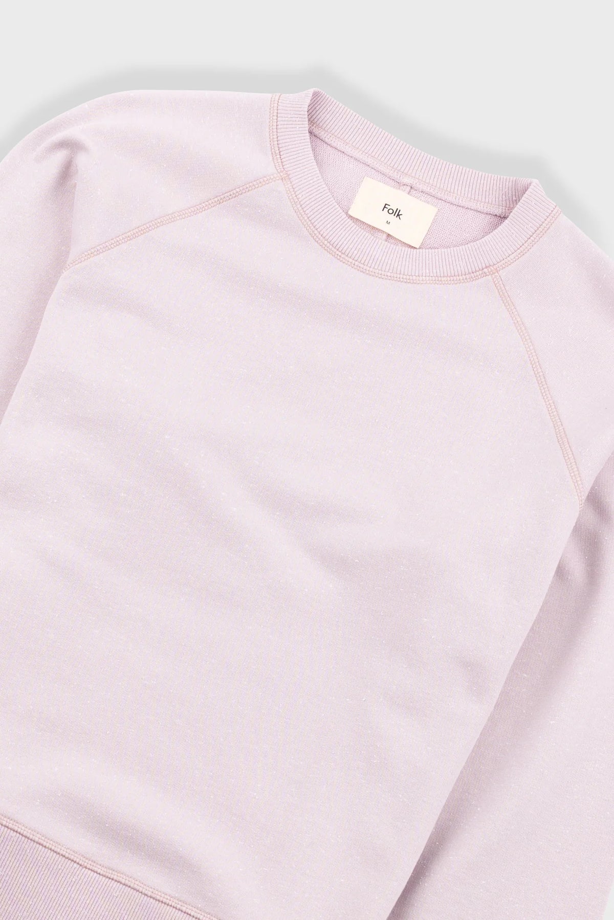 Folk Engineered Raglan Sweat - Sakura Pink