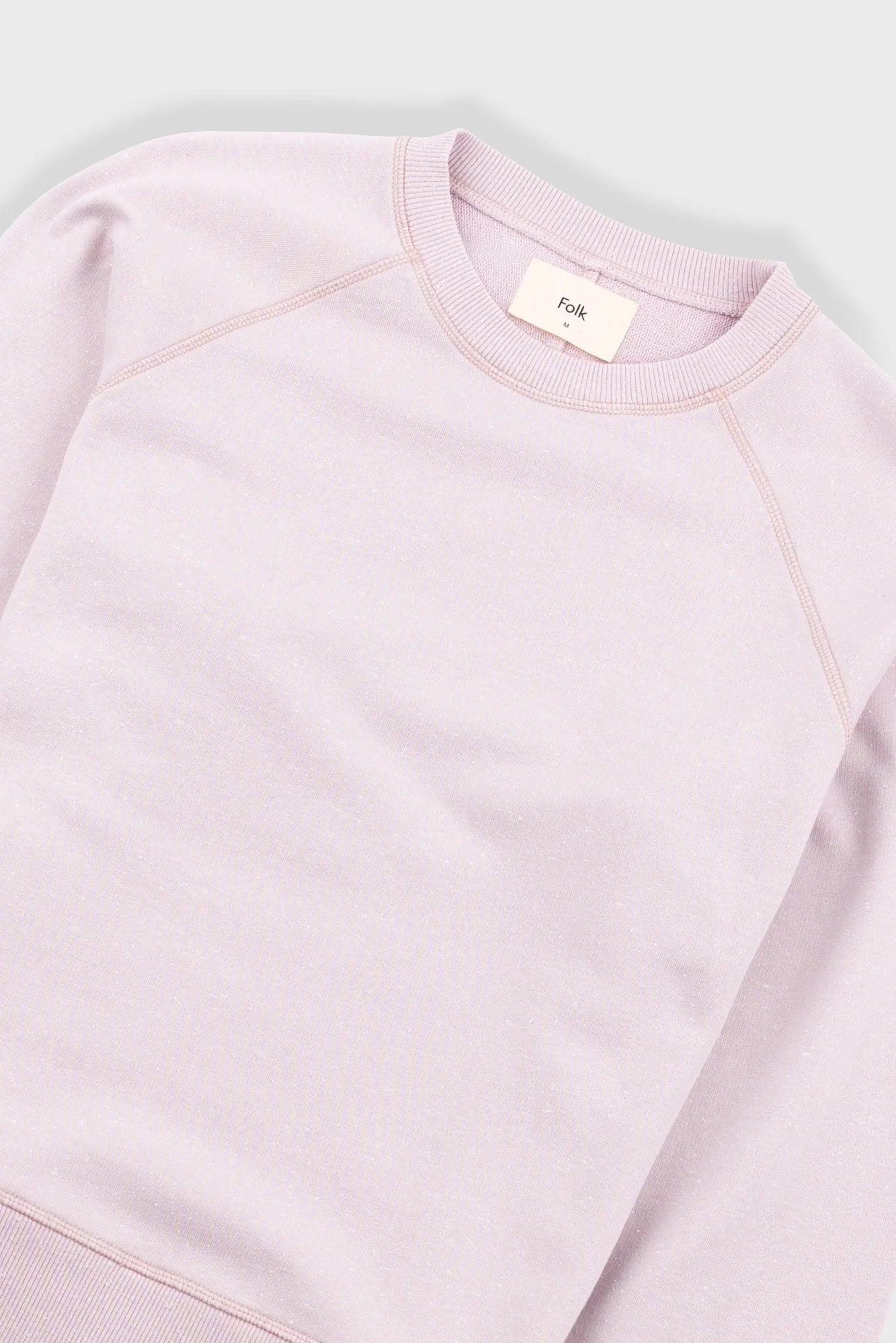 Folk Engineered Raglan Sweat - Sakura Pink