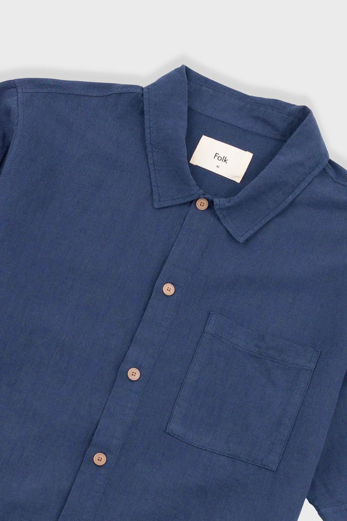 Folk Gabe Shirt - Navy
