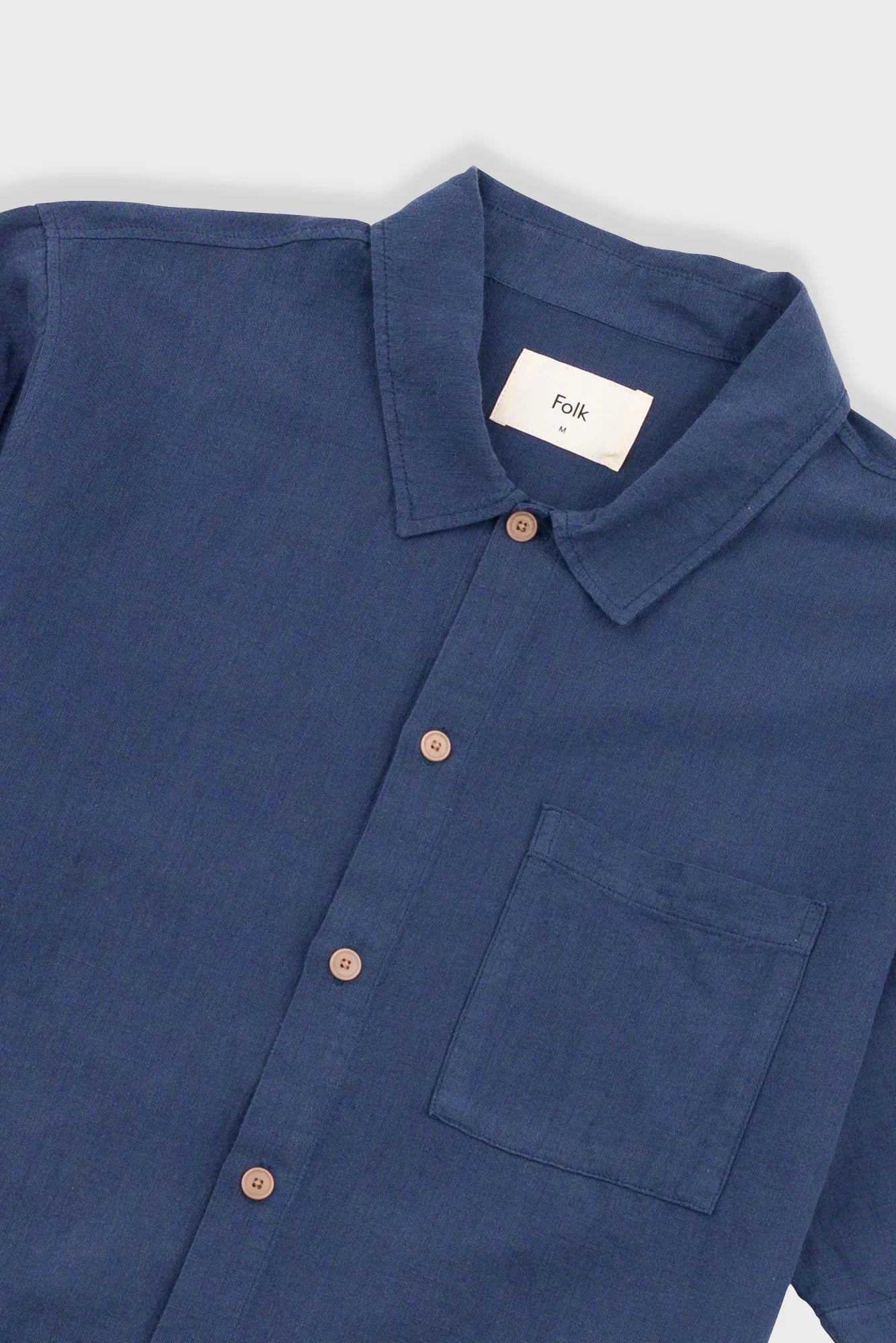 Folk Gabe Shirt - Navy