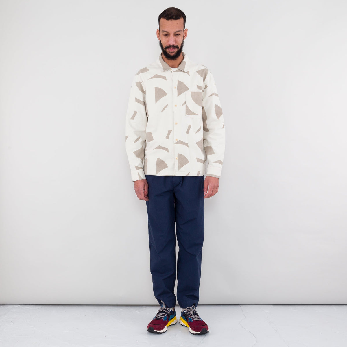 Folk Drawcord Assembly Pant - Soft Navy Ripstop