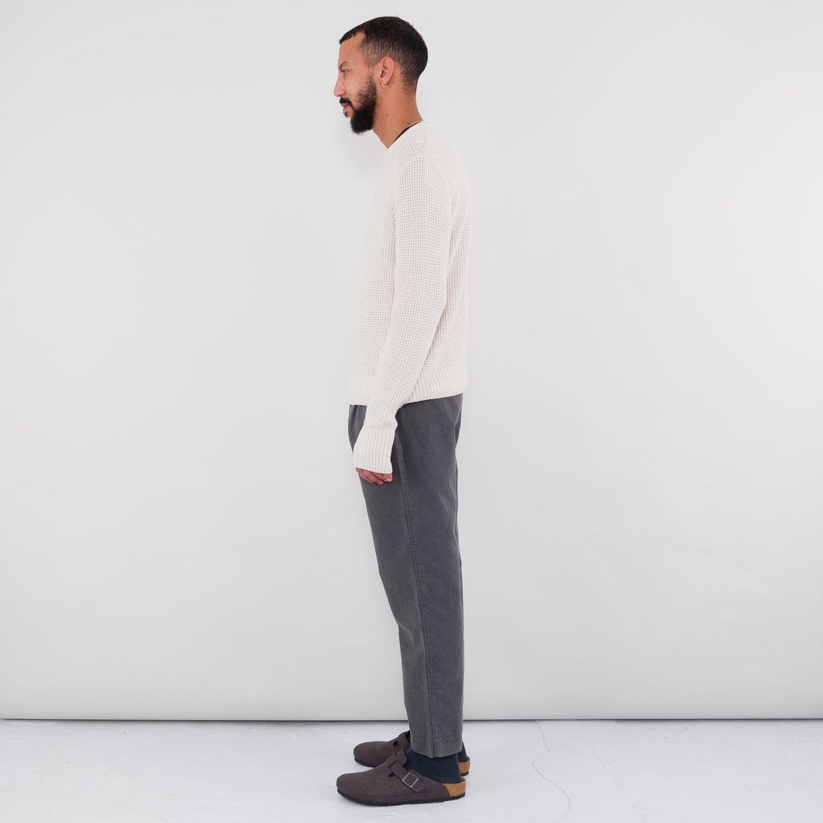 Folk Waffle Crew - Ecru