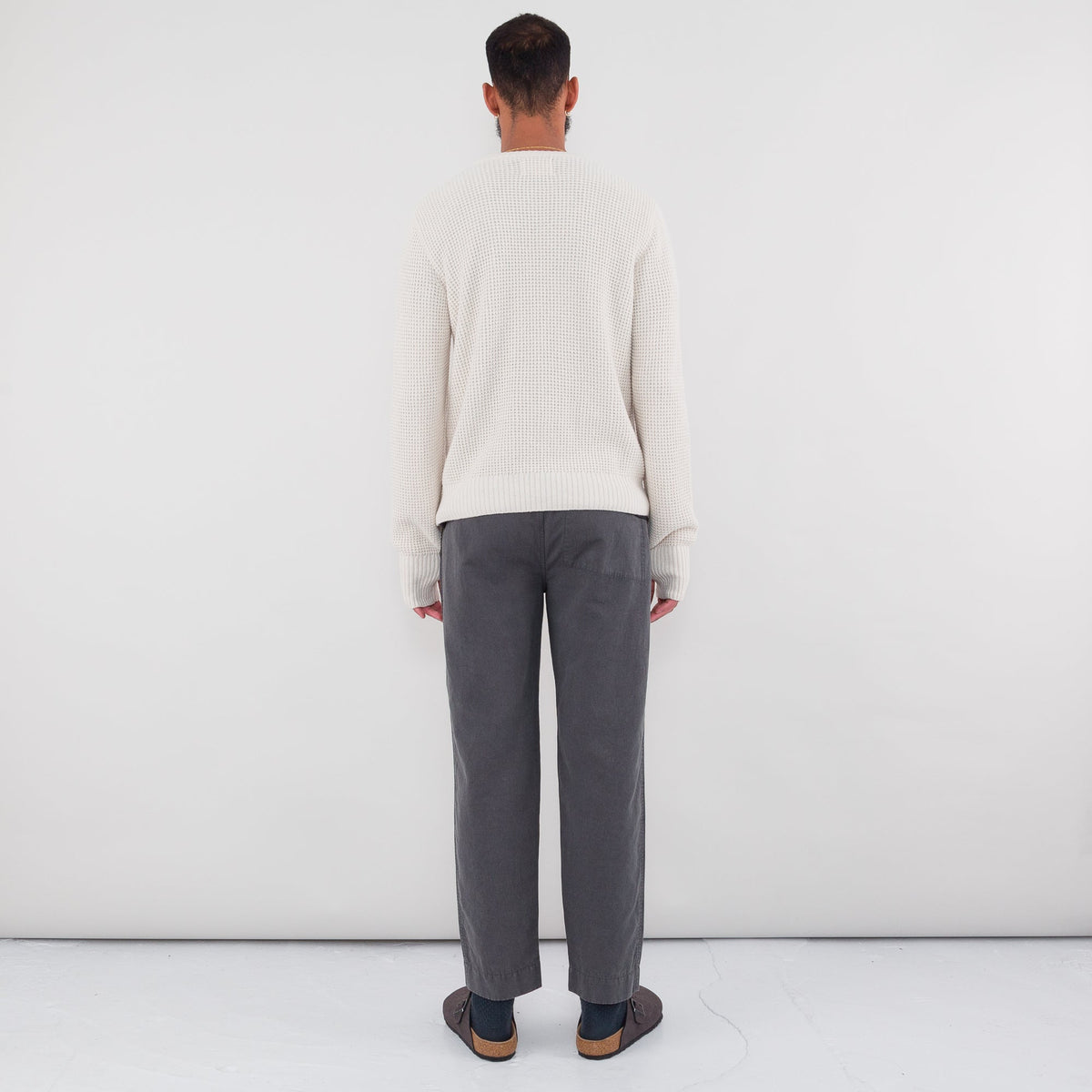 Folk Waffle Crew - Ecru