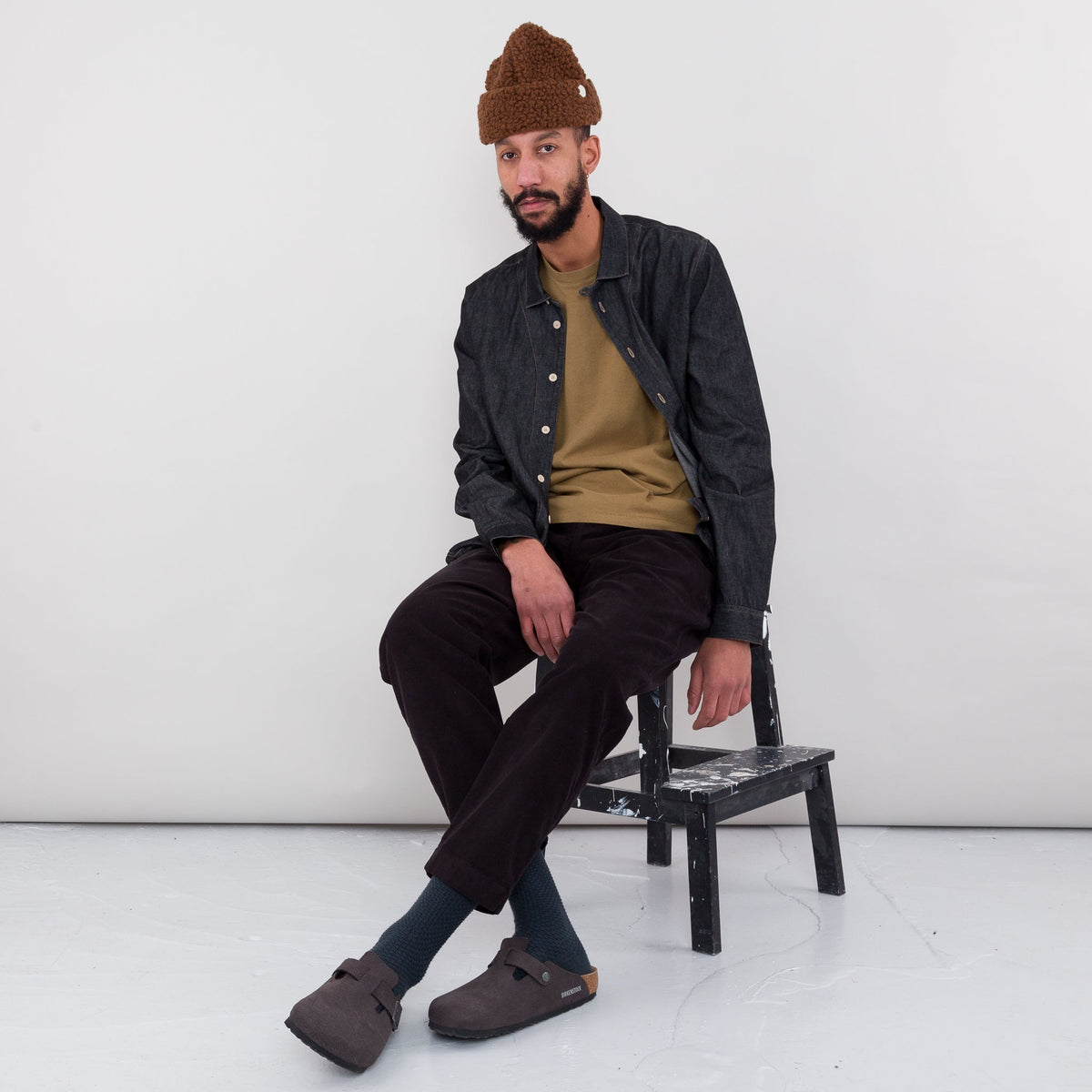 Folk Assembly Pant - Black Cord