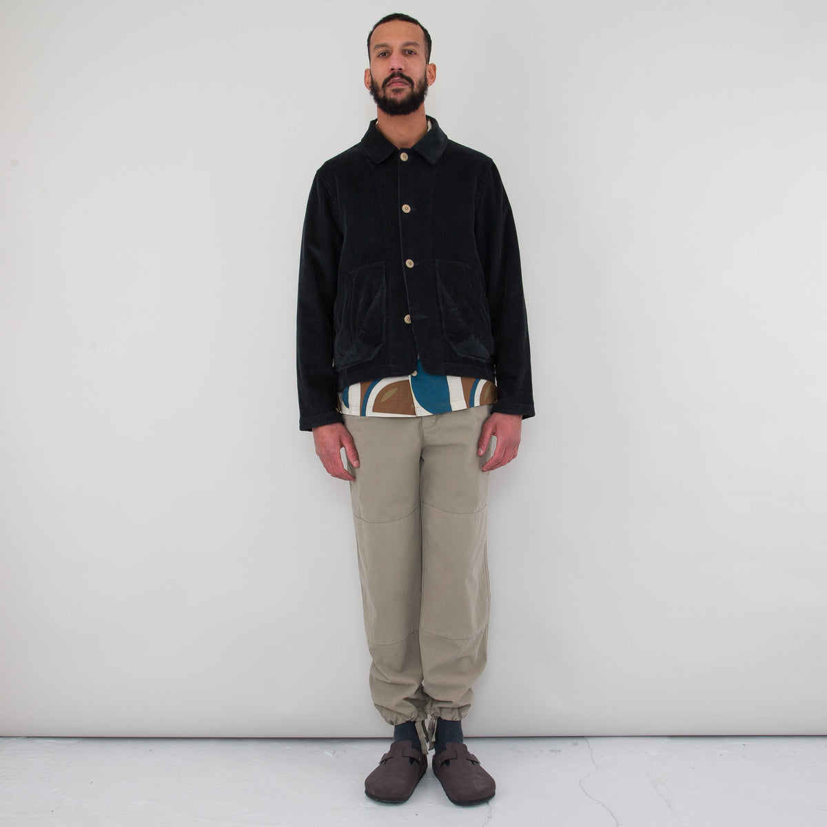 Folk Prism Jacket - Slate Cord