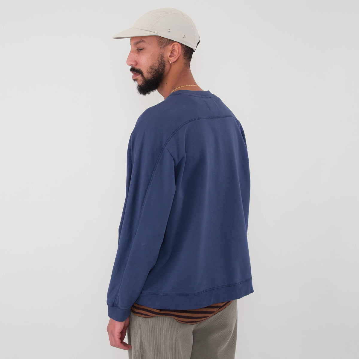 Folk Prism Sweat - Navy