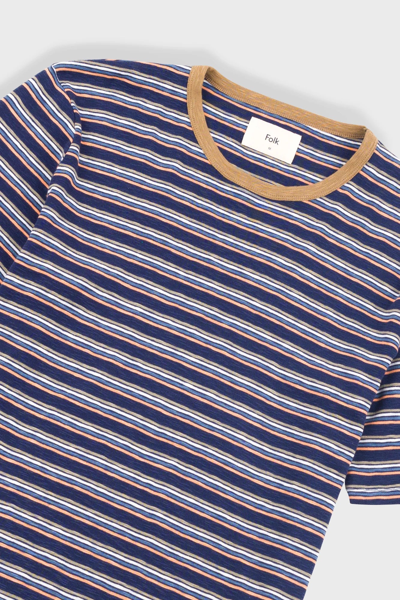Folk Multistripe T-Shirt - Navy Mix