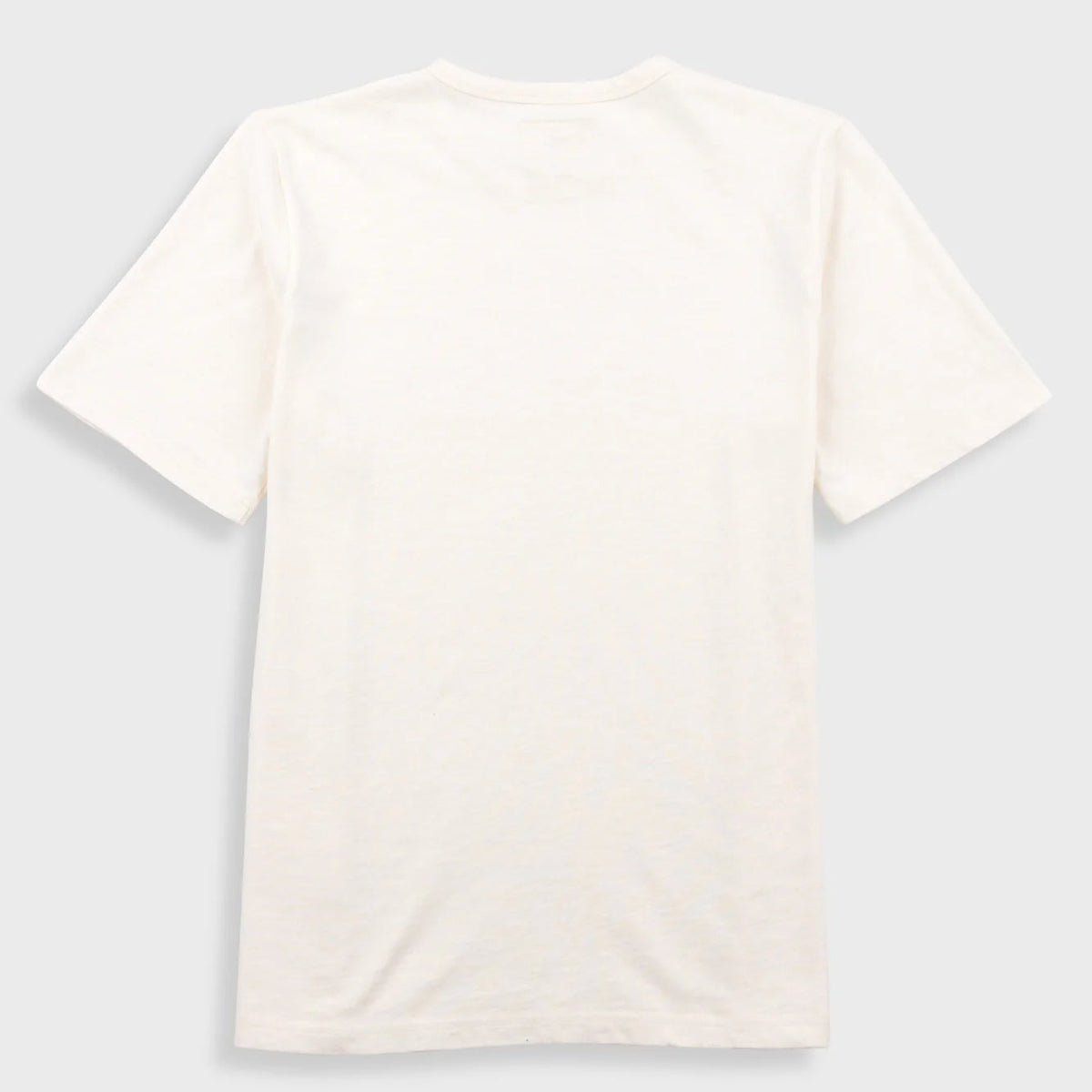 Folk Slub T-Shirt - Ecru / Off White