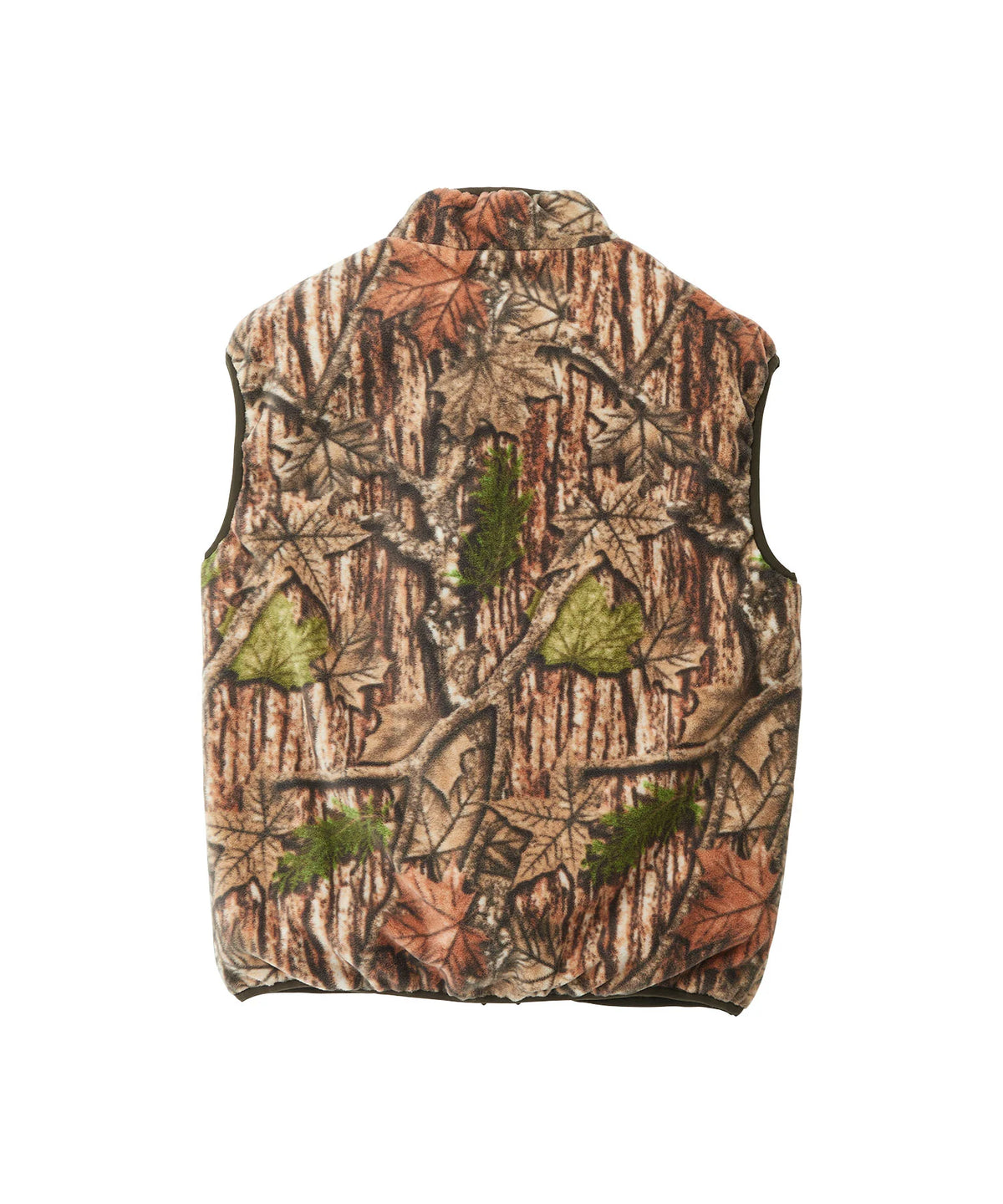 Gramicci Reversible Fleece Vest - Leaf Camo