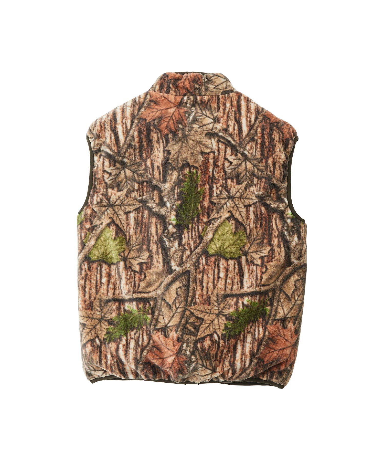 Gramicci Reversible Fleece Vest - Leaf Camo