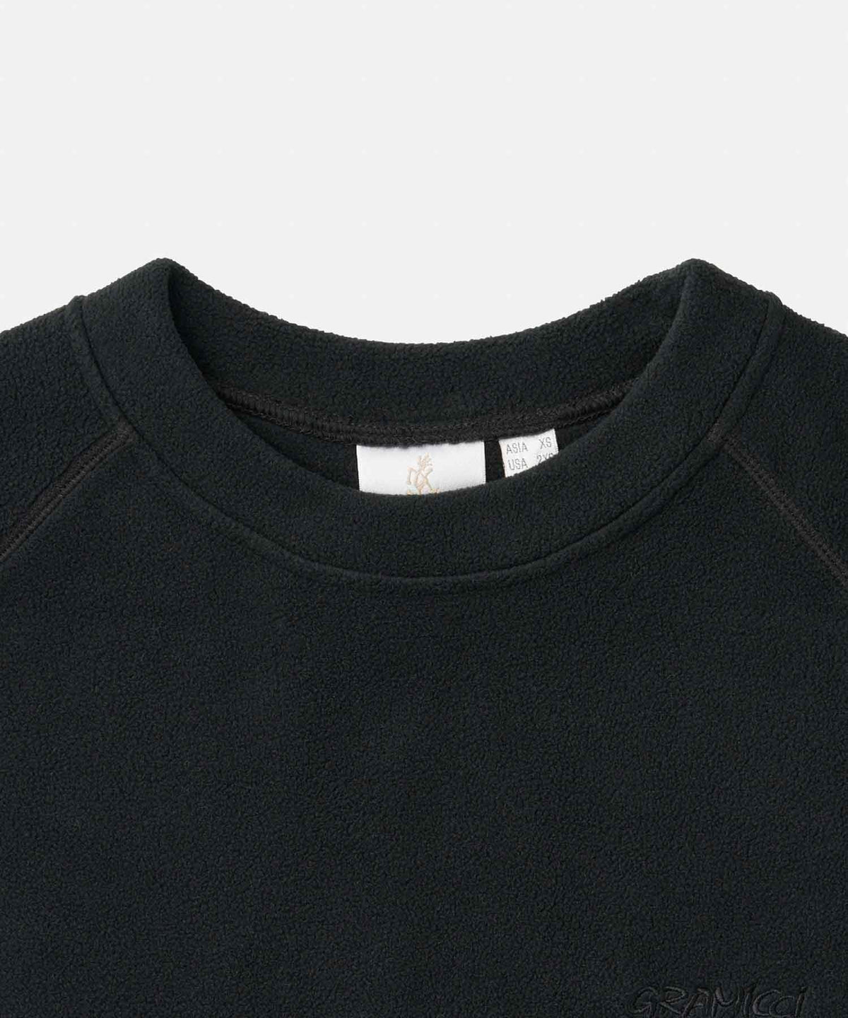 Gramicci Fleece Raglan Crew - Black