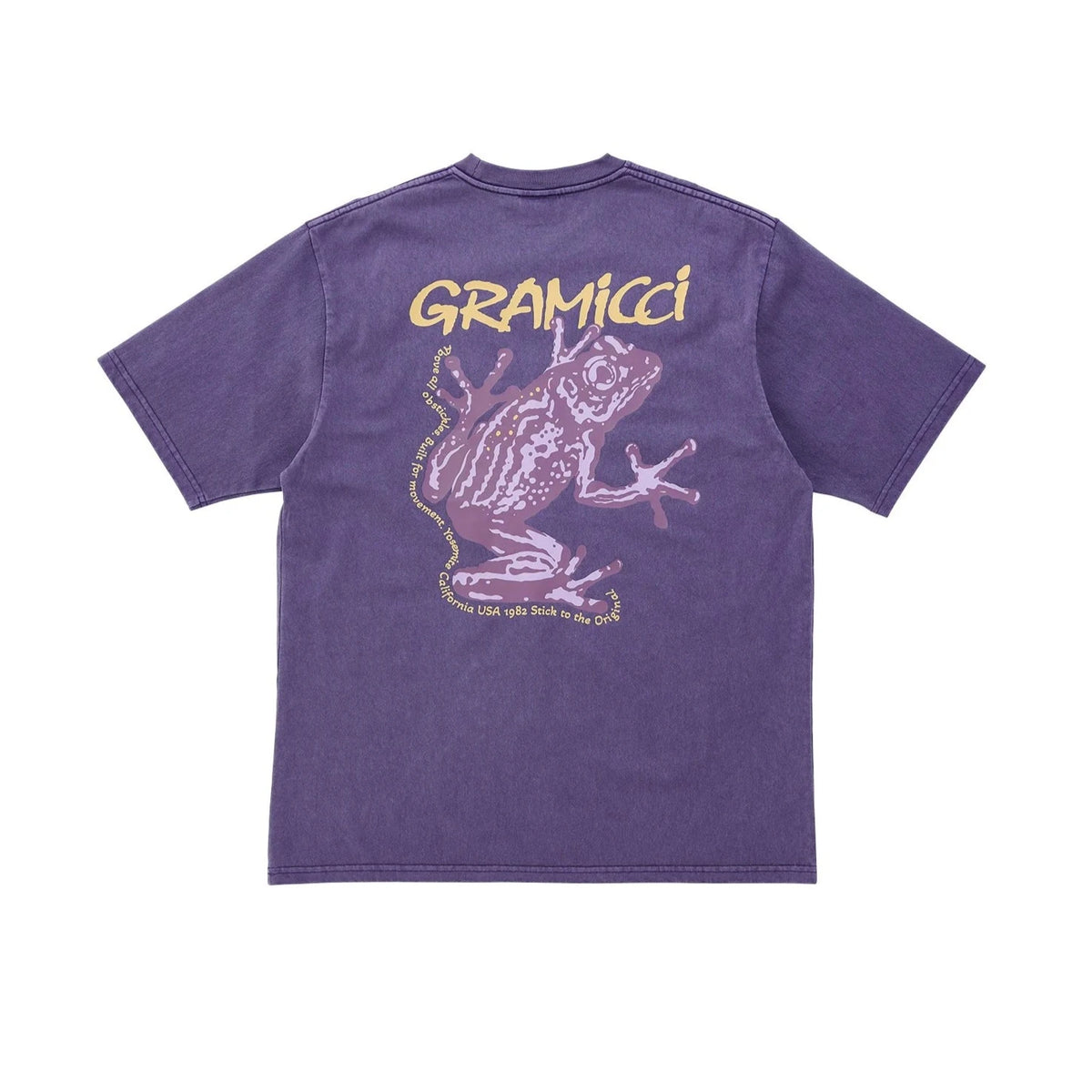 Gramicci Sticky Frog T-Shirt - Purple Pigment