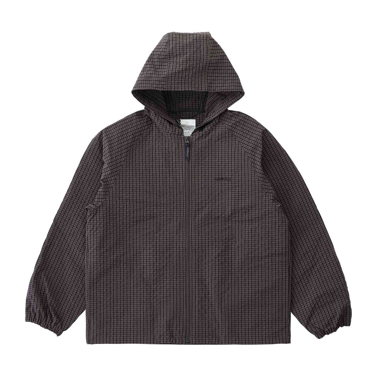 Gramicci Northside Plaid Hooded Jacket - Deep Brown