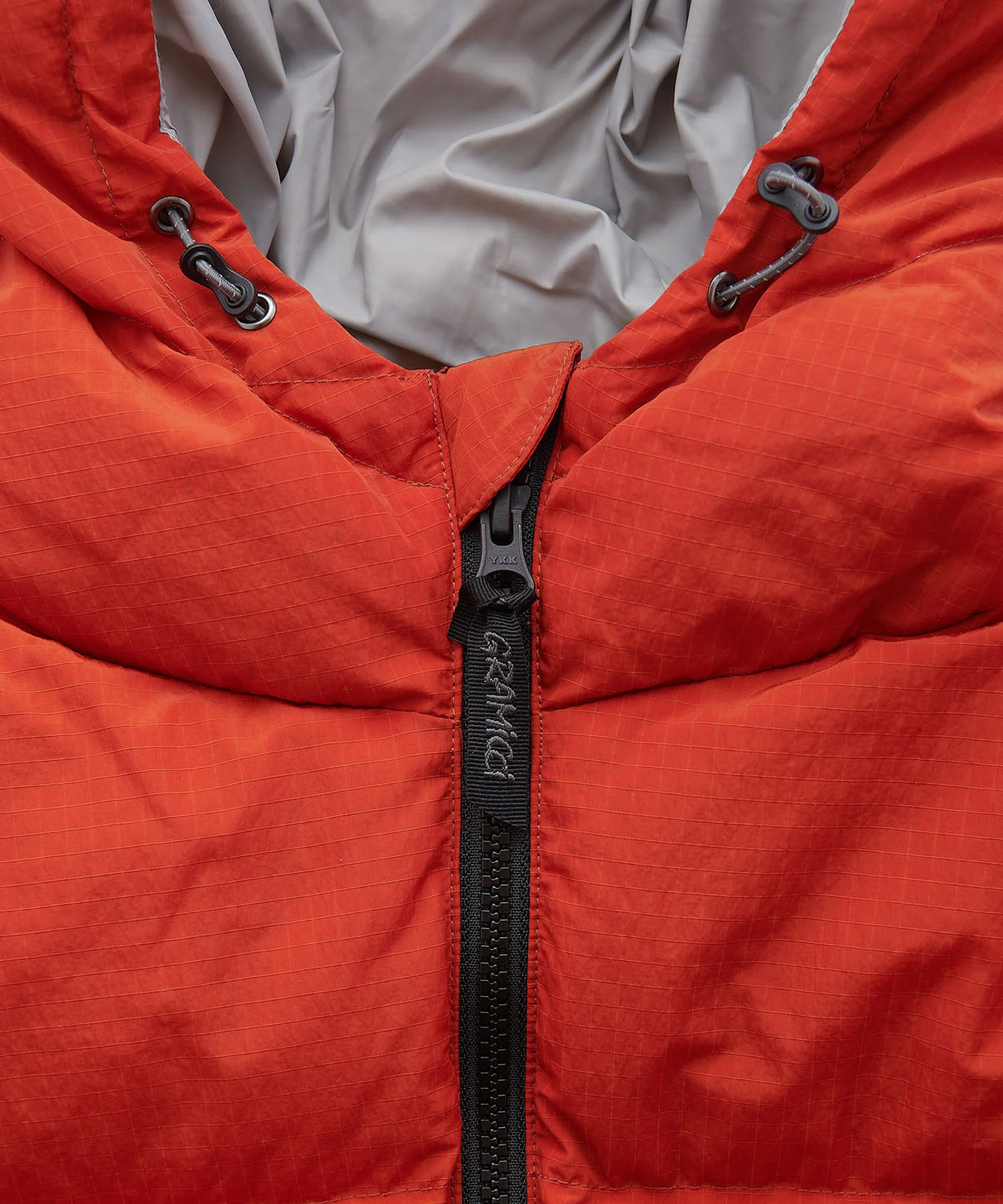 Gramicci Down Puffer Hooded Jacket - Burnt Red