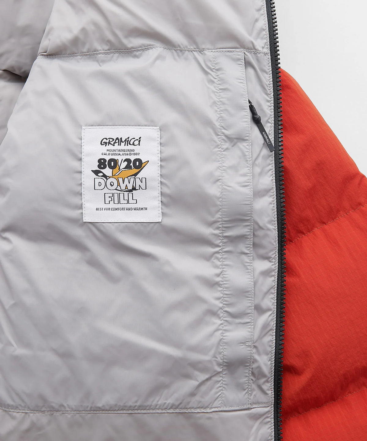 Gramicci Down Puffer Hooded Jacket - Burnt Red