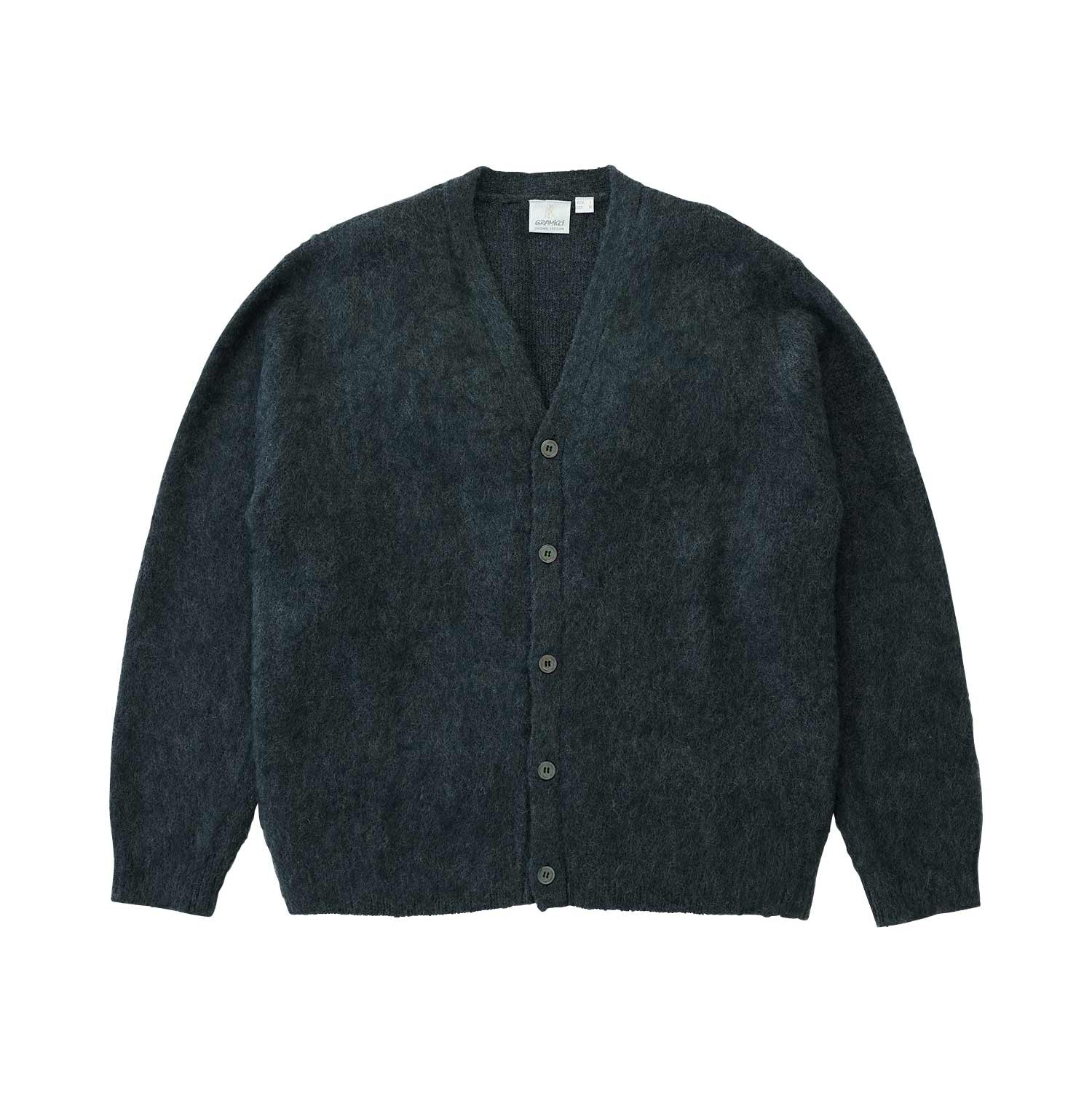 Gramicci Mohair Cardigan - Charcoal